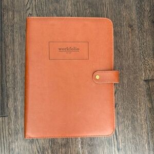 Tan Leather Workfolio